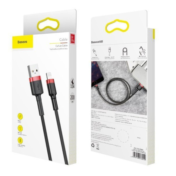 Baseus Cafule Cable | Kabel USB - Lightning do iPhone iPad 1.5A 2m