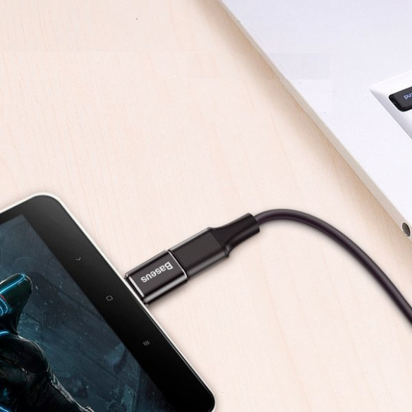 Baseus Mini conventer | Mini adapter przejściówka z Micro USB na USB-C 