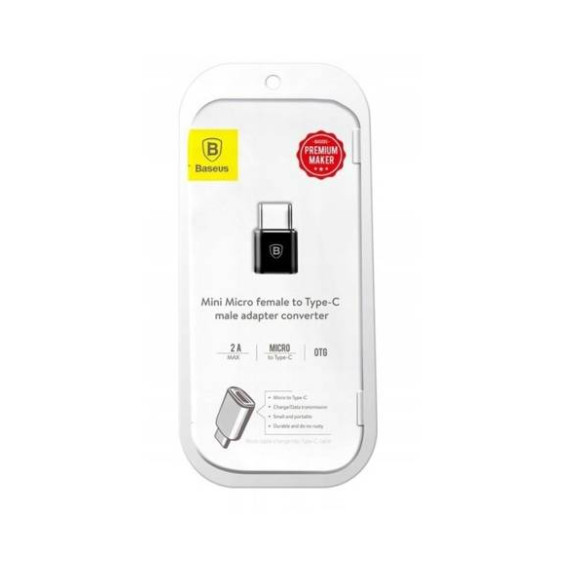 Baseus Mini conventer | Mini adapter przejściówka z Micro USB na USB-C 