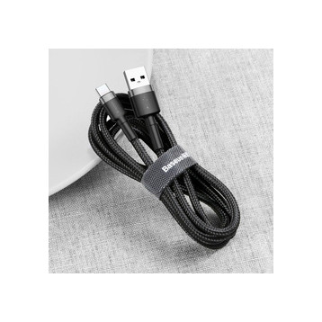 Baseus Cafule Cable | Nylonowy kabel USB - USB-C Type-C Quick Charge 3.0 50cm 3A 