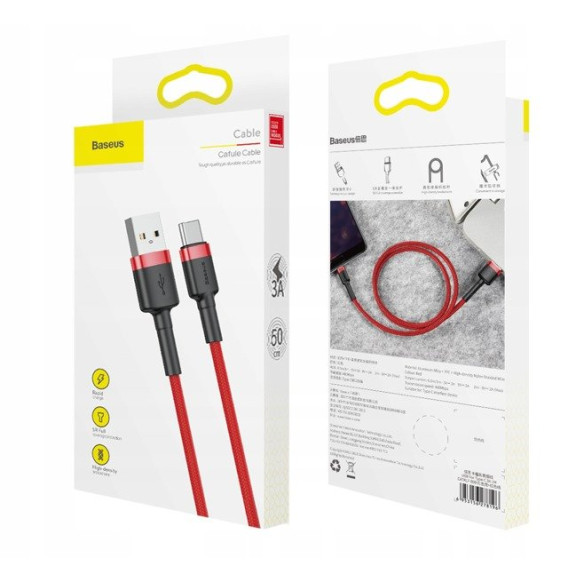 Baseus Cafule | Kabel USB - USB-C Type-C Quick Charge 3.0 3A 50cm 
