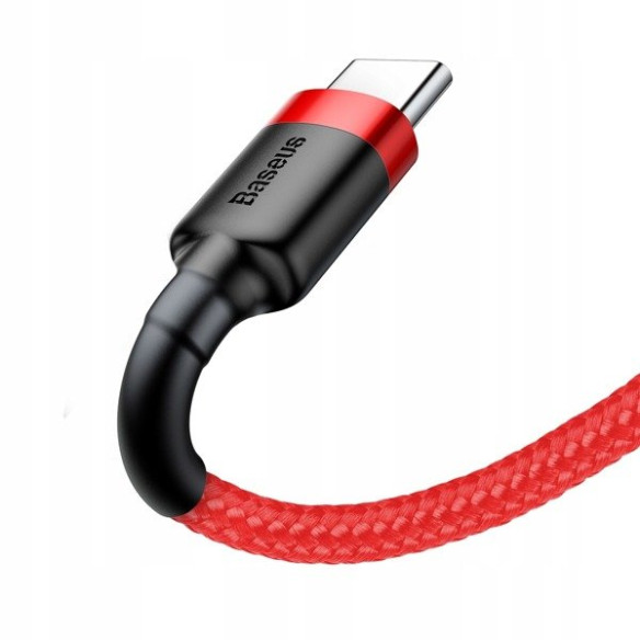 Baseus Cafule Cable | Kabel nylonowy USB - USB-C Type-C Quick Charge 3.0 100cm 3A 