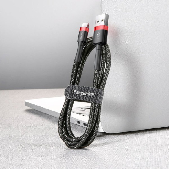 Baseus Cafule | Kabel nylonowy USB - Type-C USB-C Quick Charge 3.0 50cm 