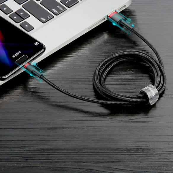 Baseus Cafule | Kabel nylonowy USB - Type-C USB-C Quick Charge 3.0 50cm 