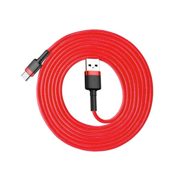 Baseus Cafule Cable | Kabel nylonowy USB USB-C Type-C Quick Charge 3.0 2A 200cm