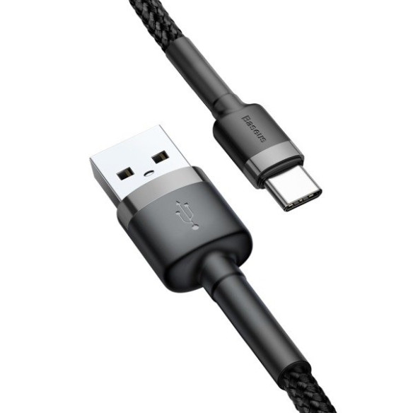 Baseus Cafule Cable | Kabel nylonowy USB USB-C Type-C Quick Charge 3.0 2A 200cm 