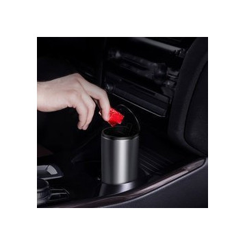Baseus Gentleman Style | Kompaktowy kosz na śmieci samochodowy 500ml organizer + worki