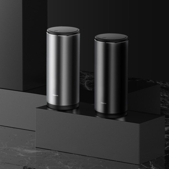 Baseus Gentleman Style | Kompaktowy kosz na śmieci samochodowy 500ml organizer + worki