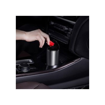 Baseus Gentleman Style | Kompaktowy kosz na śmieci samochodowy 500ml organizer + worki