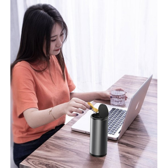 Baseus Gentleman Style | Kompaktowy kosz na śmieci samochodowy 500ml organizer + worki