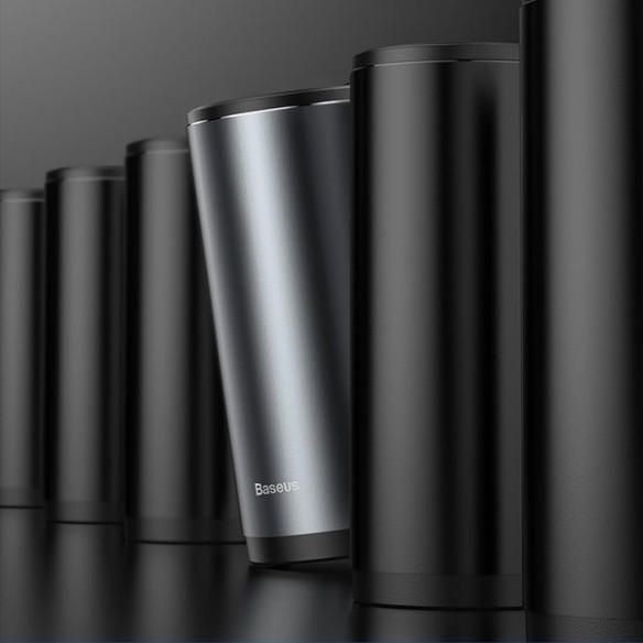 Baseus Gentleman Style | Kompaktowy kosz na śmieci samochodowy 500ml organizer + worki