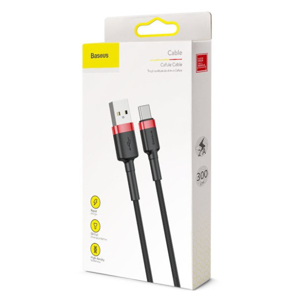 Baseus Cafule | Baseus Cafule Cable | Mocny kabel USB - Type-C USB-C Quick Charge 3.0 2A 300cm 