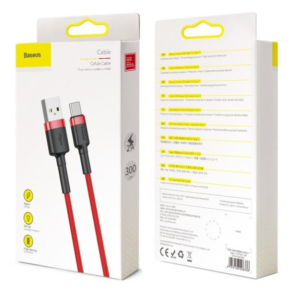 Baseus Cafule | Kabel USB USB-C Type-C Quick Charge 2A 3m