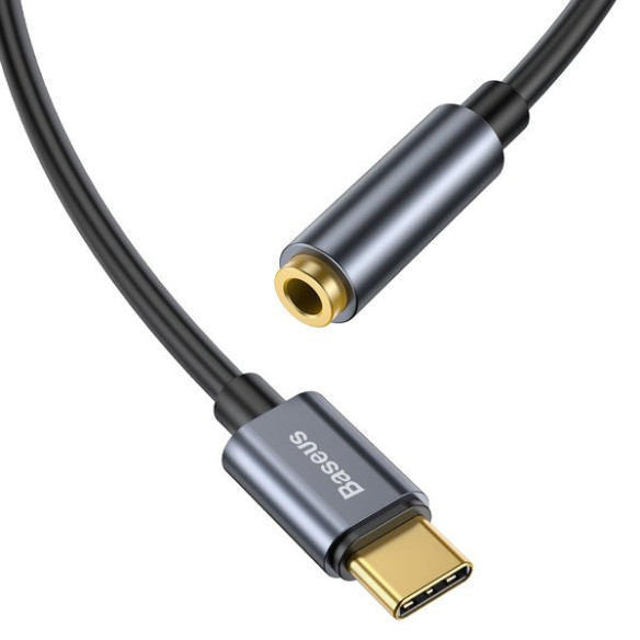 Baseus L54 | Adapter Audio przejściówka z USB-C Type-C na Mini Jack 3.5mm DAC