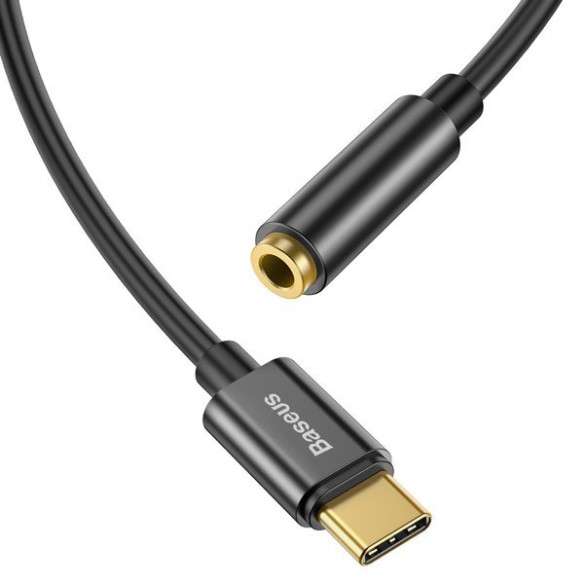 Baseus L54 | Adapter Audio przejściówka z USB-C Type-C na Mini Jack 3.5mm DAC