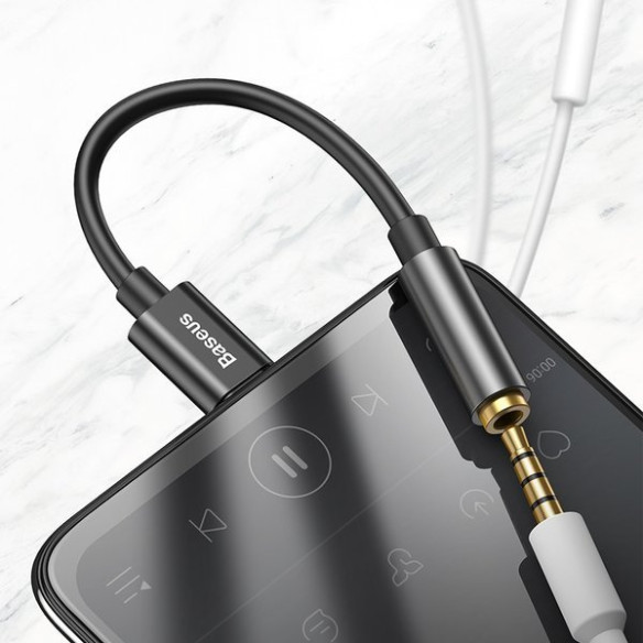 Baseus L54 | Adapter Audio przejściówka z USB-C Type-C na Mini Jack 3.5mm DAC