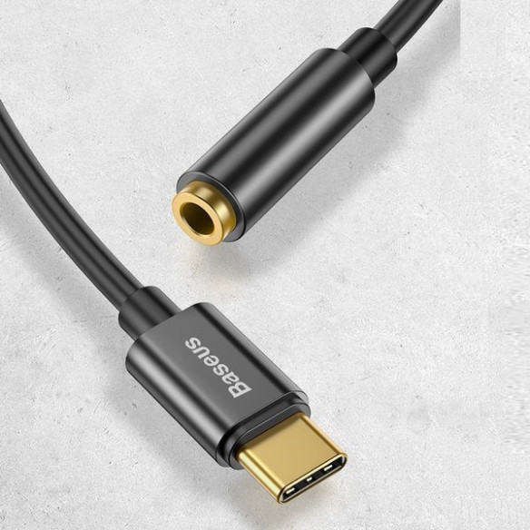 Baseus L54 | Adapter Audio przejściówka z USB-C Type-C na Mini Jack 3.5mm DAC