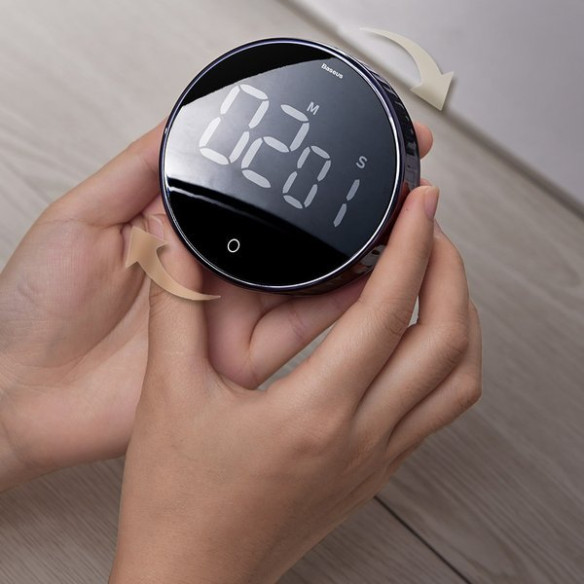 Baseus Heyo Rotation | Stoper kuchenny minutnik timer cyfrowy magnetyczny 