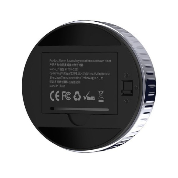 Baseus Heyo Rotation | Stoper kuchenny minutnik timer cyfrowy magnetyczny 