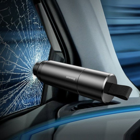 Baseus Sharp Tool | Młotek bezpieczeństwa do szyb nóż życia do pasów