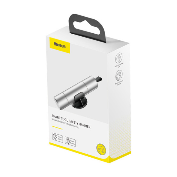 Baseus Sharp Tool | Młotek bezpieczeństwa do szyb nóż życia do pasów