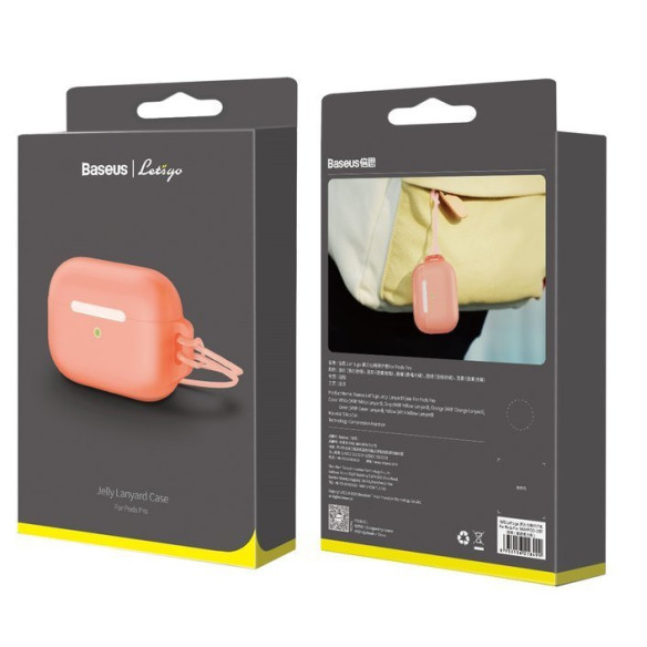 Baseus Let''s go | Silikonowa obudowa etui case do Apple Air Pods