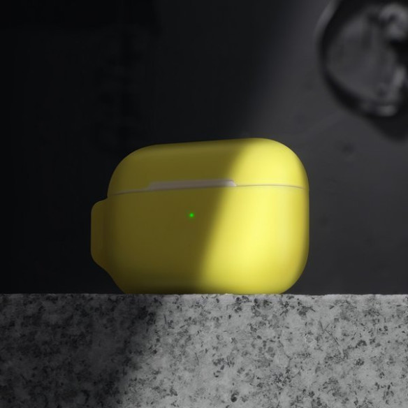 Baseus Let''s go | Silikonowa obudowa etui case do Apple Air Pods | żółty