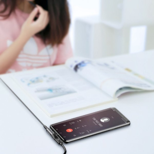 Baseus L41 | Adapter USB-C - Mini Jack 3.5mm / USB-C przejściówka audio do słuchawek