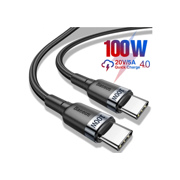 Baseus Cafule | Kabel USB-C Type-C Power Delivery 100W Quick Charge 4.0 3.0 2m