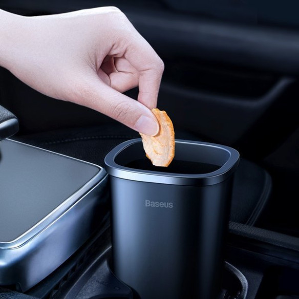 Baseus Dust-free | Kosz na śmieci samochodowy śmietnik + 90 worków