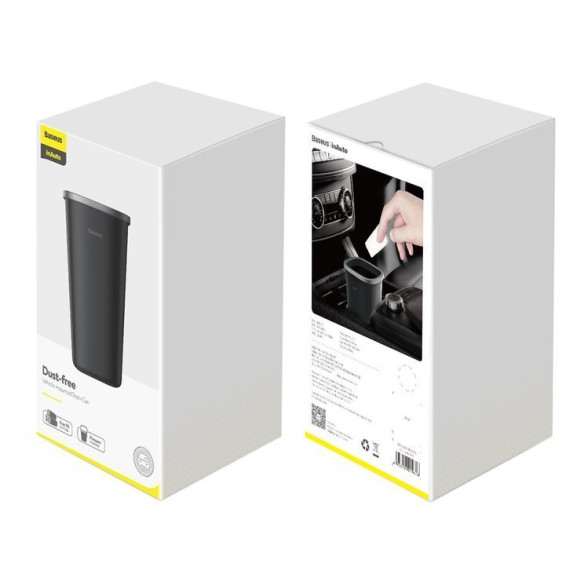 Baseus Dust-free | Kosz na śmieci samochodowy śmietnik + 90 worków