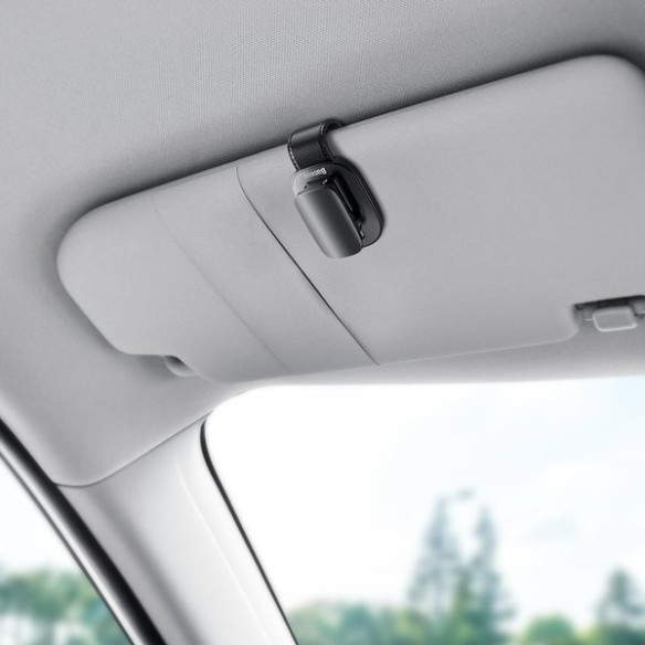 Baseus Platinum Vehicle | Klips wieszak uchwyt samochodowy na okulary dokumenty 