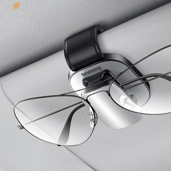 Baseus Platinum Vehicle | Klips wieszak uchwyt samochodowy na okulary dokumenty