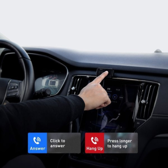 Baseus T typed S-16 | Transmiter FM AUX Ładowarka samochodowa 2x USB  CCTM-E01 / CCMT000201