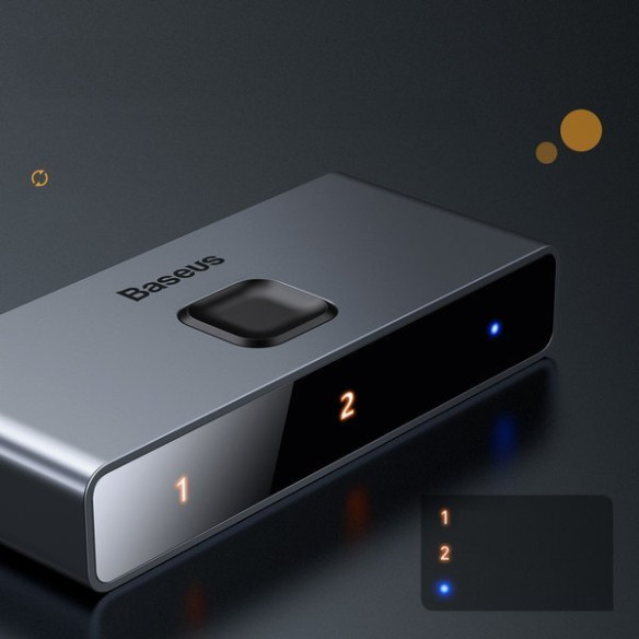 Baseus Matrix | Switch dwukierunkowy rozdzielacz HDMI Full HD 4K