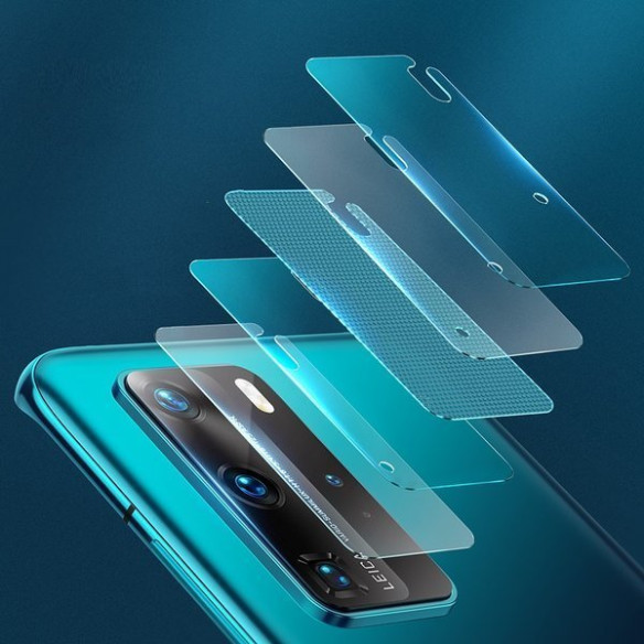 Baseus Gem Lens - Folia hartowana na obiektyw aparatu 2 sztuki do Huawei P40 EOL