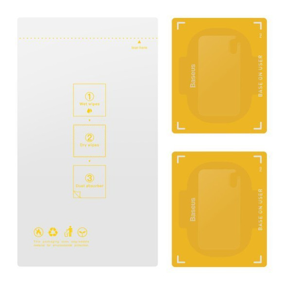 Baseus Gem Lens - Folia hartowana na obiektyw aparatu 2 sztuki do Huawei P40 EOL