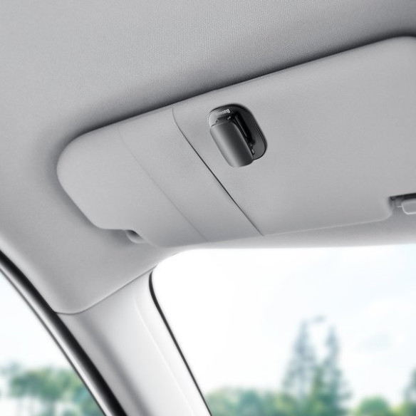 Baseus Platinum Vehicle | Klips wieszak uchwyt samochodowy na okulary dokumenty 
