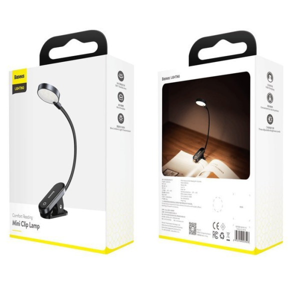 Baseus Mini Clip Lamp | Lampka bezprzewodowa LED na klips