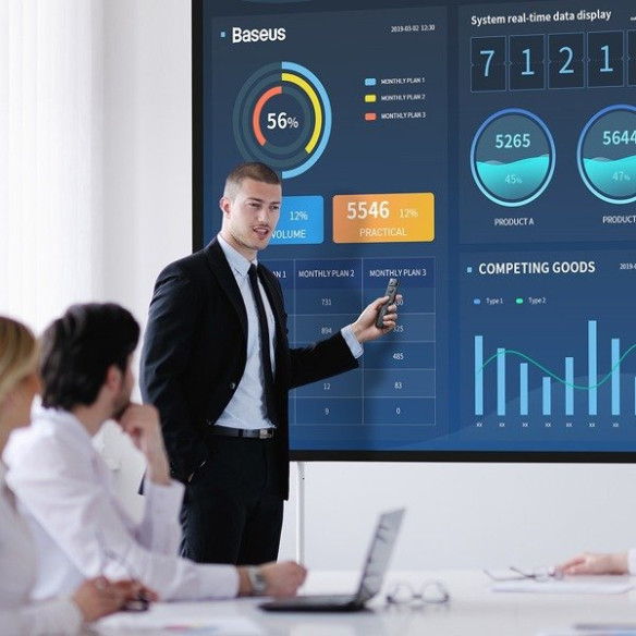 Baseus Orange Dot | Prezenter laser wskaźnik pilot bezprzewodowy do prezentacji 