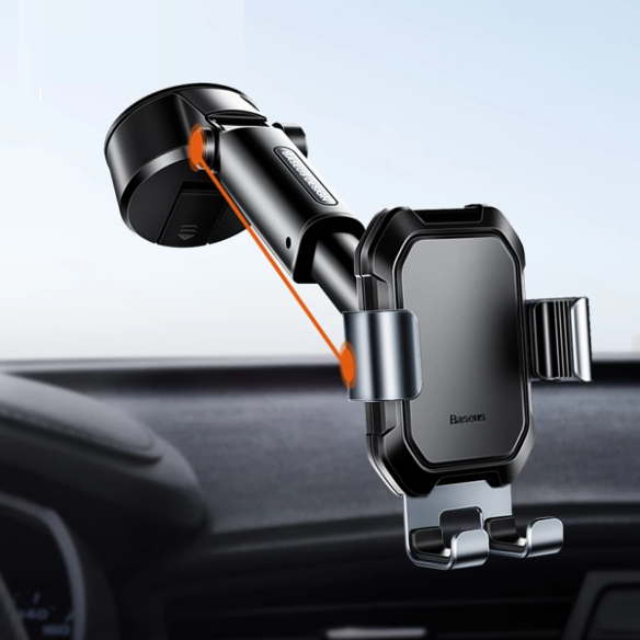 Baseus Tank | Uchwyt grawitacyjny teleskopowy na szybę deskę kokpit 