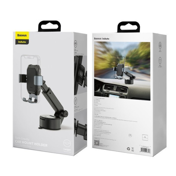 Baseus Tank | Uchwyt grawitacyjny teleskopowy na szybę deskę kokpit 