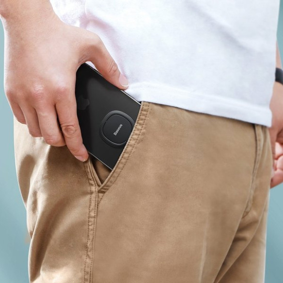 Baseus Invisible | Uchwyt, podstawka, ring do telefonu na palec, adapter magnetyczny 3w1