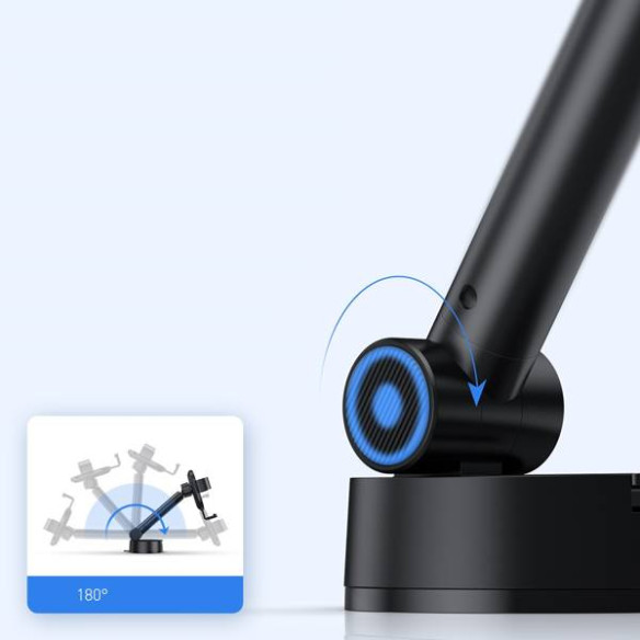 Baseus Simplism | Uchwyt samochodowy do telefonu teleskopowy na deskę szybę kokpit