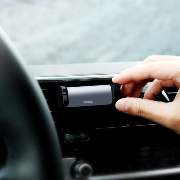 Baseus Steel Cannon | Uchwyt samochodowy na kratkę do telefonu