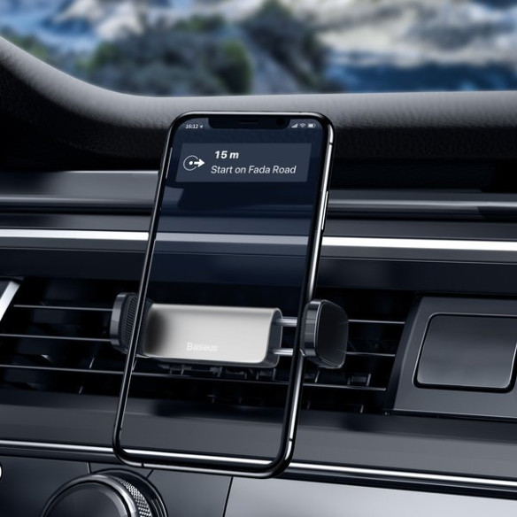 Baseus Steel Cannon | Uchwyt samochodowy na kratkę do telefonu