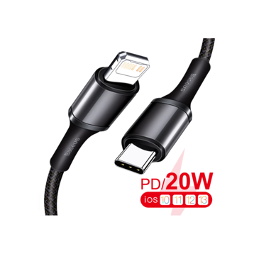 Baseus High Density | Kabel USB-C Lightning do iPhone Power Delivery 20W 18W 2m