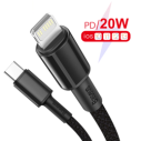 Baseus High Density | Kabel USB-C Lightning do iPhone Power Delivery 20W 18W 1m
