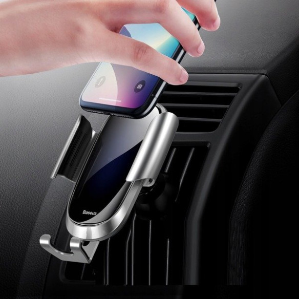 Baseus Future Gravity | Uchwyt grawitacyjny samochodowy do telefonu na kratkę nawiewu