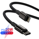 Baseus Tungsten Gold | Kabel USB-C - Lightning do iPhone Power Delivery 20W 1m